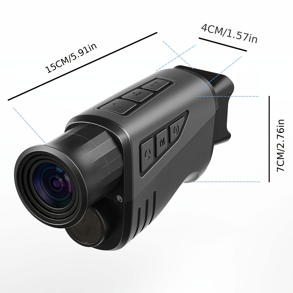 Handheld Night Vision Monocular with Infrared Viewing, Listed 720P Camera for Hunting, Camping and Wildlife Observation, Optional 32GB Card Bundle