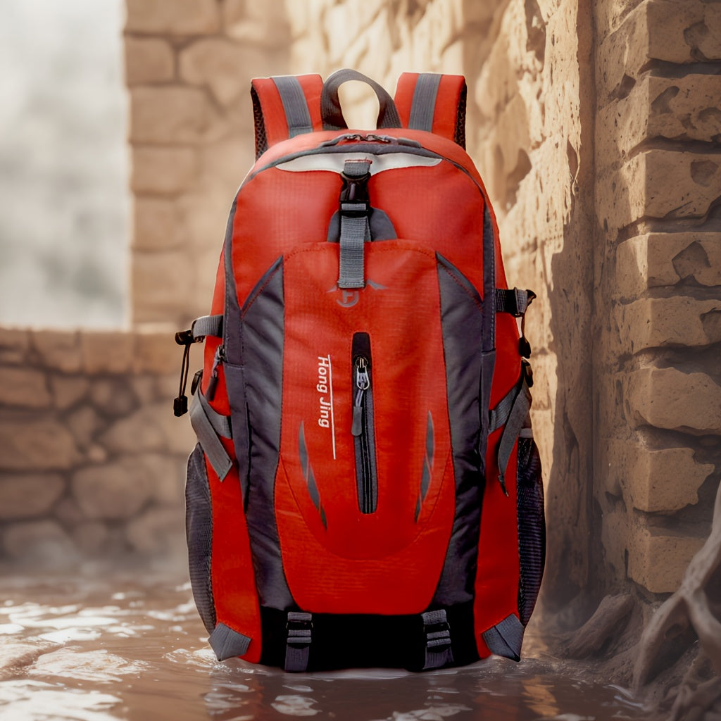 36.6L Travel Backpack for Men and Women, Outdoor Hiking and School Day Bag with Laptop Carry Use in Black, Red, Blue or Orange Color Options