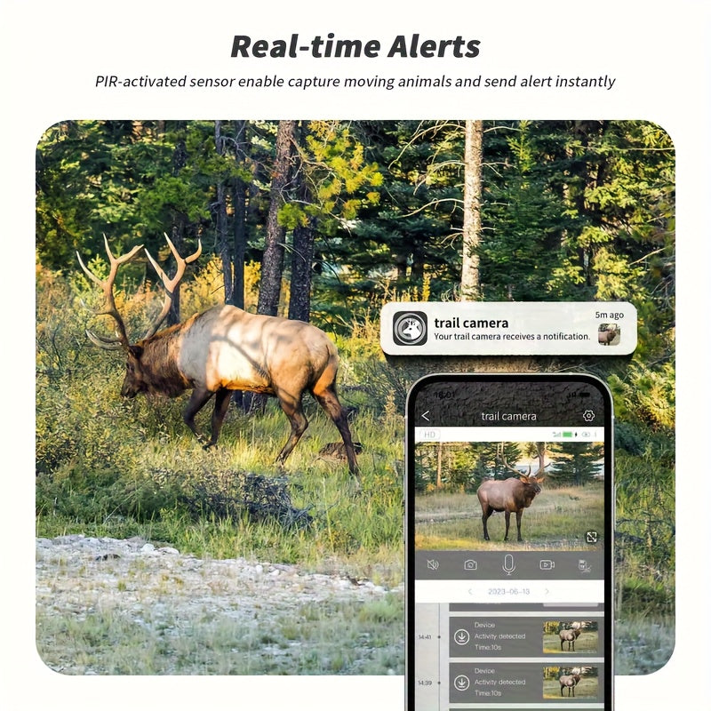 4G Outdoor Hunting Camera Options with Remote Live Viewing and Night Vision, Cellular Security and Trail Camera Bundles for Wildlife Monitoring