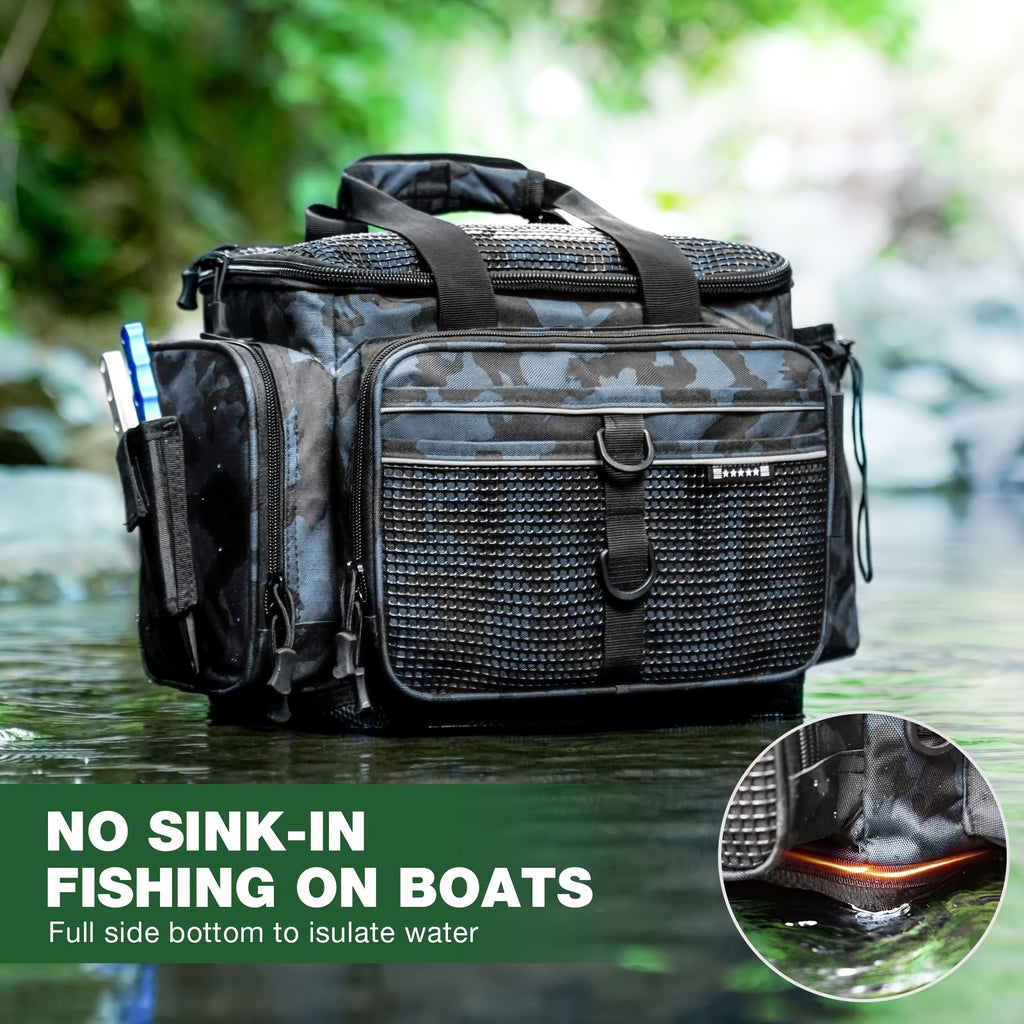 3600 Fishing Tackle Box 4-Pack by Ghosthorn, Plastic Lure Storage Trays with Removable Dividers for Organized Fishing Gear and Angler Gifts