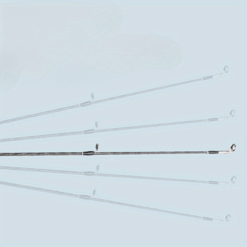 Two-Piece Carbon Fishing Rod, 180 cm Lightweight Lure Rod with Wooden Straight Handle and Listed M Tuning for Recreational Angling
