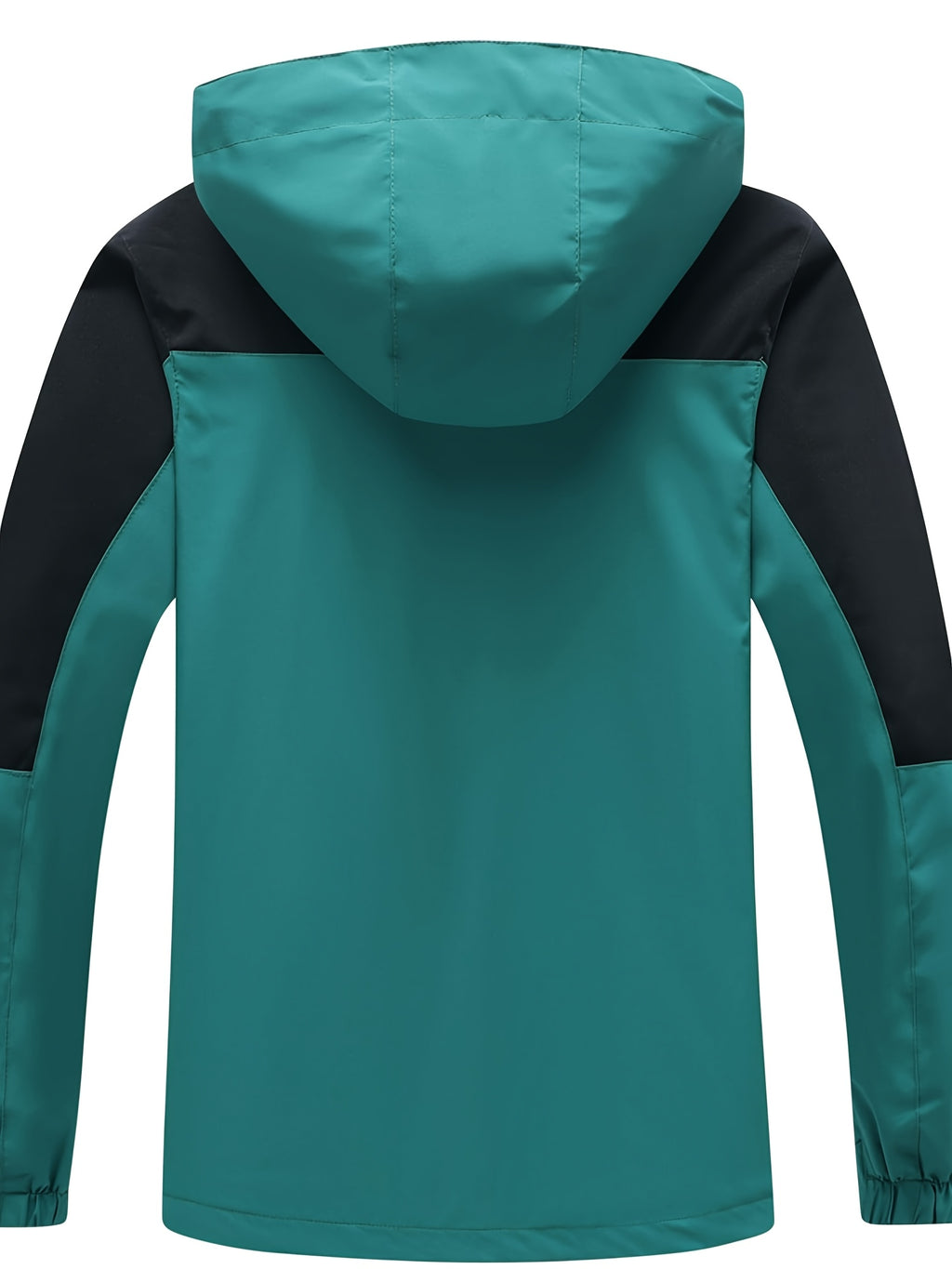 Packable Rain Jacket for Women, Lightweight Hooded Windbreaker with Mesh Lining, Detachable Hood, Adjustable Cuffs and Zipper Pockets for Light Rain