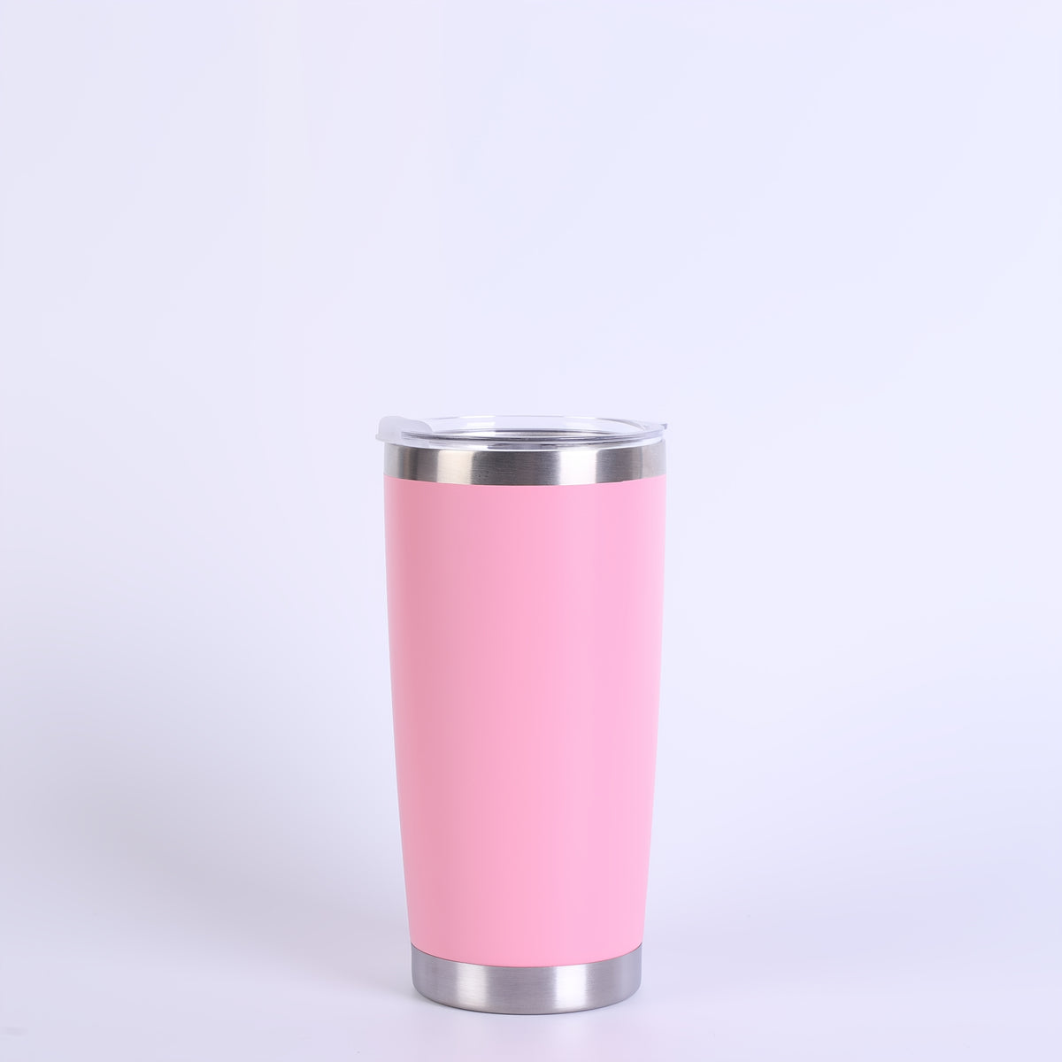 20 oz Insulated Tumblers 2-Pack, Stainless Steel Double-Wall Vacuum Thermal Cups without Handles or Straws for Outdoor Use, Game Day and Holiday Gifts