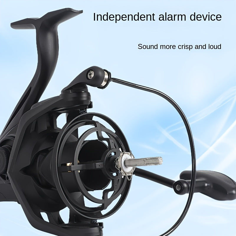 10000 Sea Fishing Reel with Listed Metal Construction and Large Line Capacity, Large-Size Angling Equipment for Offshore Fishing Trips and Fishing Gifts